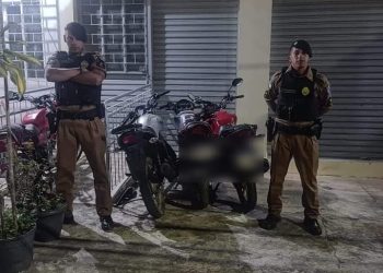 POLÍCIA MILITAR DE RIO BRANCO DO REALIZA APREENSÃO DE MOTOS ADULTERADAS