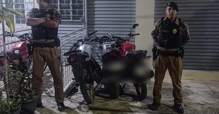 POLÍCIA MILITAR DE RIO BRANCO DO REALIZA APREENSÃO DE MOTOS ADULTERADAS
