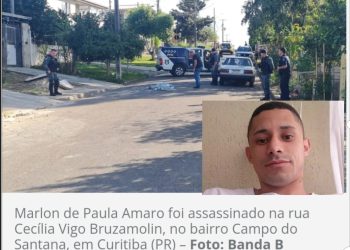 Casal assassinado a tiros na frente de criança em Curitiba é identificado