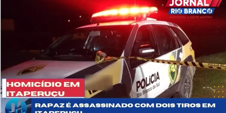 Rapaz é assassinado com dois tiros em Itaperuçu