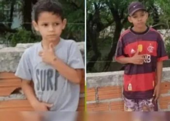 Crianças de 7 e 12 anos morrem carbonizadas em incêndio