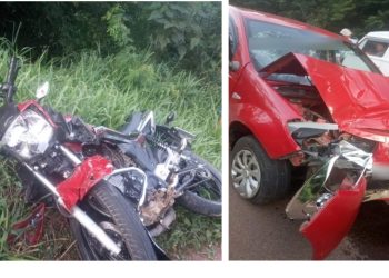 Motociclista tem ferimentos graves após acidente na PR-092