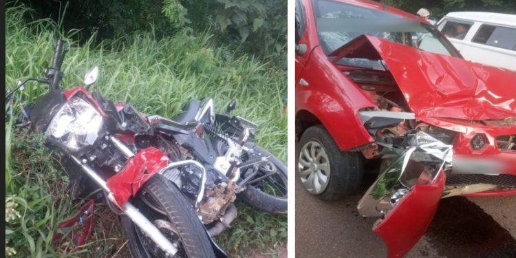 Motociclista tem ferimentos graves após acidente na PR-092