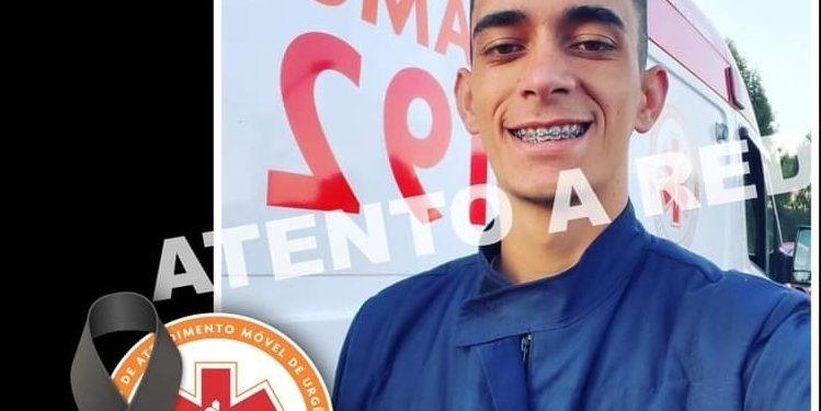 Identificado jovem do SAMU que morreu em grave acidente no Paraná