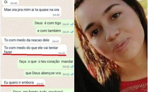 JOVEM MORTA APÓS PEDIR DIVÓRCIO BUSCOU AJUDA DA MÃE: “MEDO DA REAÇÃO DELE”