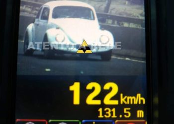 “FUSCÃO” É FLAGRADO TRAFEGANDO A MAIS DE 120KM/H EM RODOVIA DO PARANÁ.