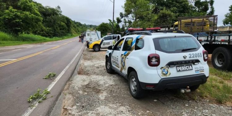 Rapaz de 26 anos morre atropelado em Rio Branco do Sul