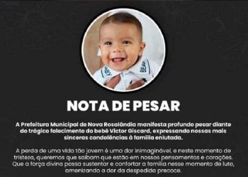 BEBÊ DE 11 MESES MORRE APÓS SER ATROPELADO PELO PRÓPRIO PAI, QUE