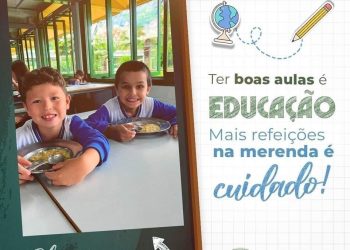Alunos da rede municipal de ensino em Rio Branco do Sul recebem merendas de qualidade