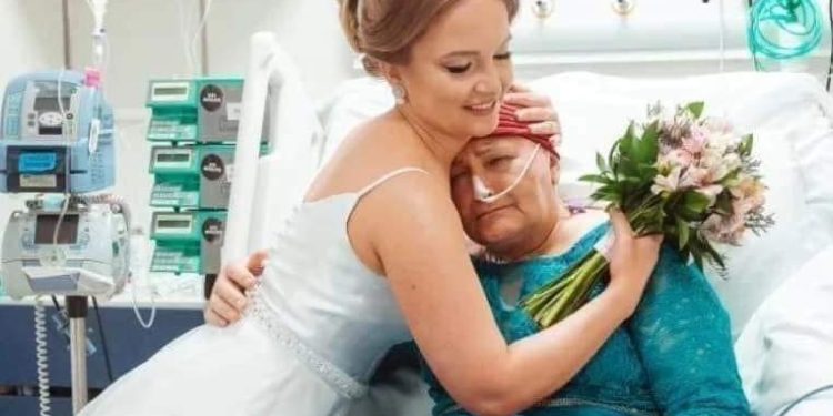 MORRE PACIENTE QUE RECEBEU VISITA DA FILHA VESTIDA DE NOIVA NO HOSPITAL