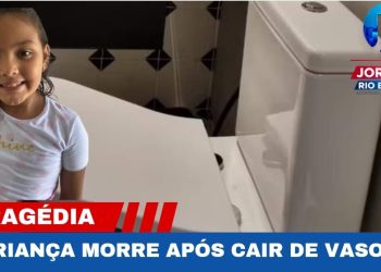 Criança de 7 anos morre após cair de vaso sanitário
