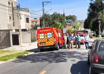 Trabalhador é socorrido em estado grave após receber choque elétrico