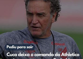 Cuca deixa o Athletico-PR após empate com o Corinthians