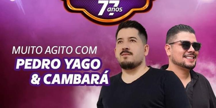 Show da dupla sertaneja Pedro Yago & Cambará na Festa de Aniversário de Rio Branco do Sul