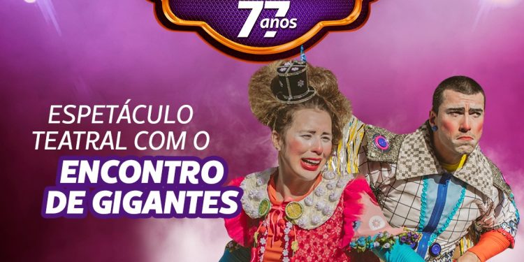 Festa de aniversário de Rio Branco do Sul terá Espetáculo Teatral Encontro de Gigantes