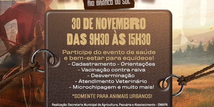 Prefeitura de Rio Branco do Sul dará início ao projeto “Cavalo Urbano: