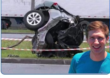 Carro parte ao meio, jovem médico morre em Curitiba