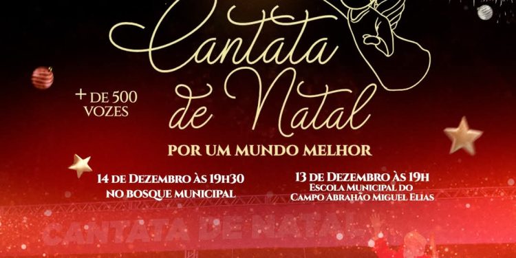 Cantata de Natal no Bosque já tem nova data, dia 14, 19h30