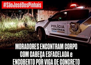 Homem morto em São José dos Pinhais