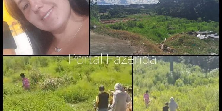 Família pede ajuda as autoridades na procura por mulher desaparecida em Fazenda Rio Grande.