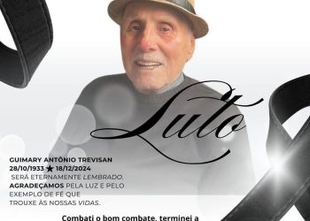 Nota de falecimento!