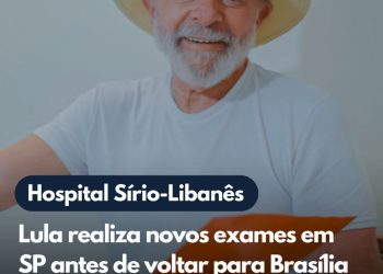 Lula no hospital