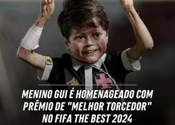 Emocionou o mundo | Gui, levou o prêmio Fifa The Best de “Melhor Torcedor”.