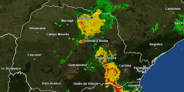 Tem chuva chegando para nossa região