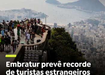 Recorde de turista é a previsão para 2025