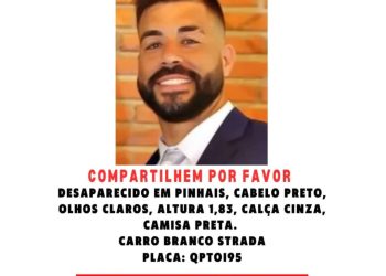 Morador de Pinhais está desaparecido, esposa grávida está desesperada