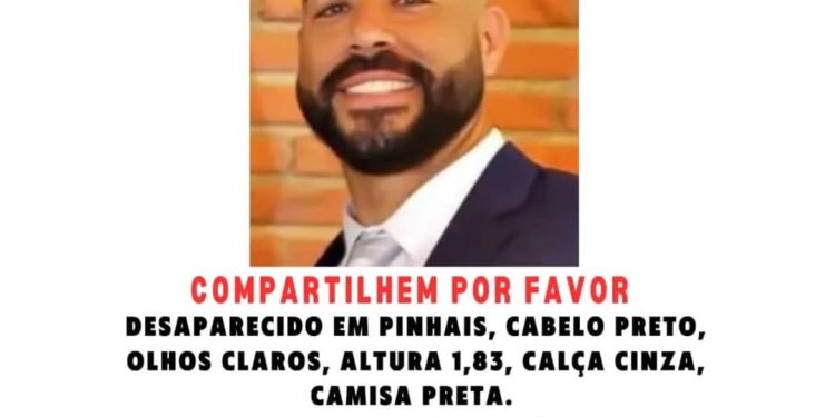 Morador de Pinhais está desaparecido, esposa grávida está desesperada