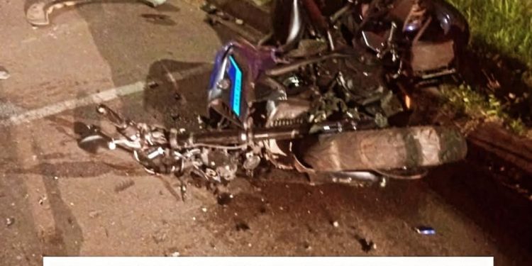 #COLOMBO👮‍♂️🚔 ⛔️ MOTOCICLISTA MORRE EM ACIDENTE APÓS PASSAR NATAL COM a FAMÍLIA ⛔️