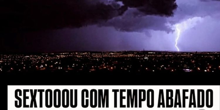 Chuvas pode chegar na região com intensidade!
