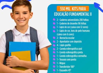 ALUNOS DA REDE ESTADUAL RECEBERÃO OS MATERIAIS ESCOLARES GRATUITOS PELA 1° VEZ NO PARANÁ.