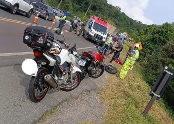 Motociclista fica gravemente ferido ao atingir por ônibus no Contorno Norte
