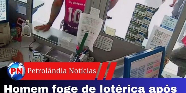 Homem foge sem pagar e deixa prejuízo de R$ 20 mil em lotérica