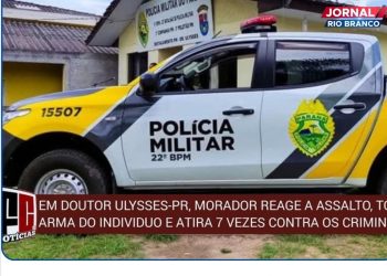 Cerro Azul | Morador toma arma de assaltantes