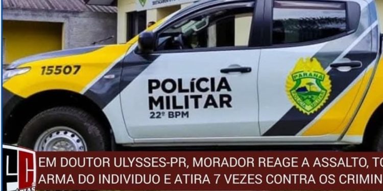 Cerro Azul | Morador toma arma de assaltantes