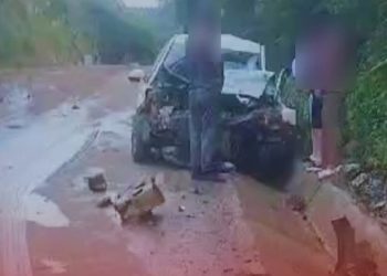 Acidente grave em Rio Branco do Sul