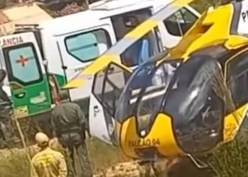 Trabalhador é atingido por empilhadeira e socorrido de helicóptero em Itaperuçu