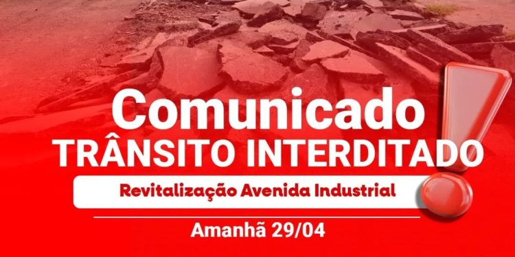 Prefeitura de Itaperuçu informa que as obras de revitalização da Avenida Industrial vai causar bloqueio…