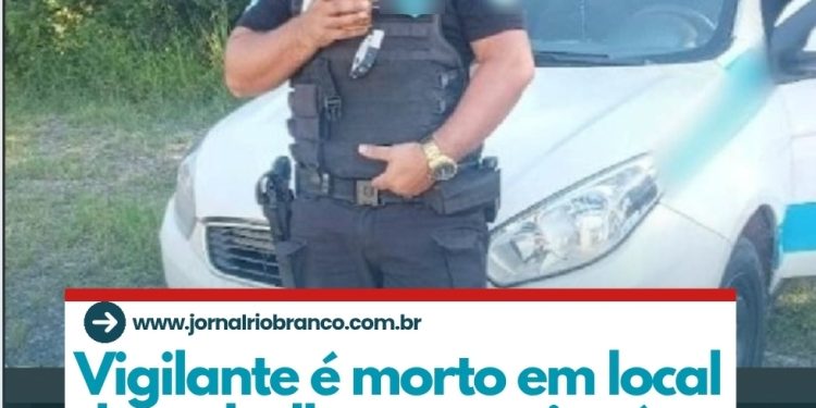 Vigilante é morto a tiros por colega de trabalho em empresa