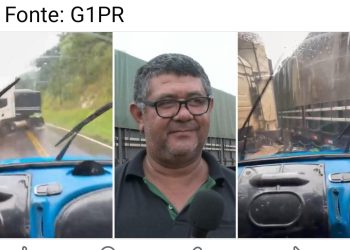 Caminhoneiro filmado evitando batida frontal no Paraná diz que agiu por instinto: ‘Pensei mais em livrar todo mundo’