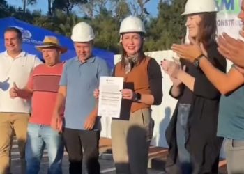 Prefeita de Rio Branco do Sul assina ordem de serviço para construção do CMEI na Santaria