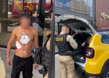 “Muito amor”, diz homem esfaqueado por namorada com ciúmes