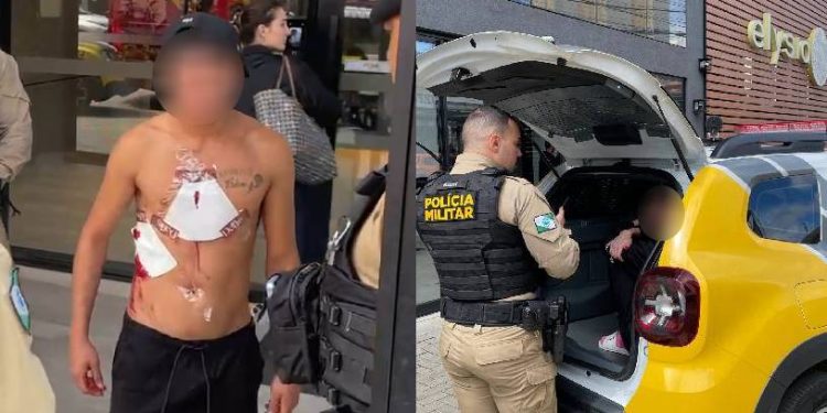 “Muito amor”, diz homem esfaqueado por namorada com ciúmes