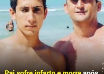 Pai morre ao receber a notícia da morte do filho