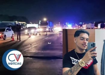 Garupa de moto envolvido em acidente no Contorno Sul morre sete dias após colisão