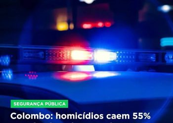 Colombo registra queda de 55% nos homicídios no 1º trimestre de 2025 🚨