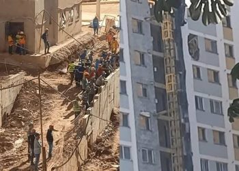Elevador despenca e mata três pessoas em obra